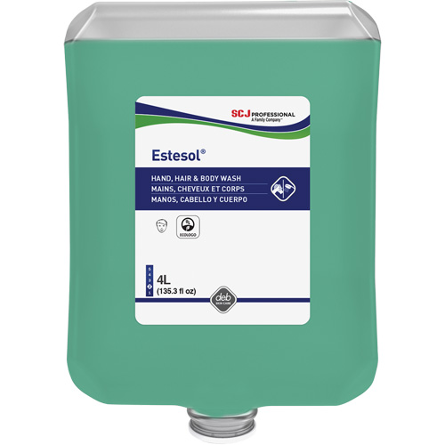 Estesol&reg; Hand, Hair & Body Wash, 4000 ml, Rain Forest, Plastic Cartridge Dufferin Supply