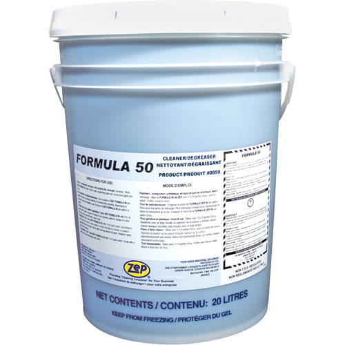 Formula 50 Heavy-Duty Alkaline Cleaner, 20 L, Pail Dufferin Supply