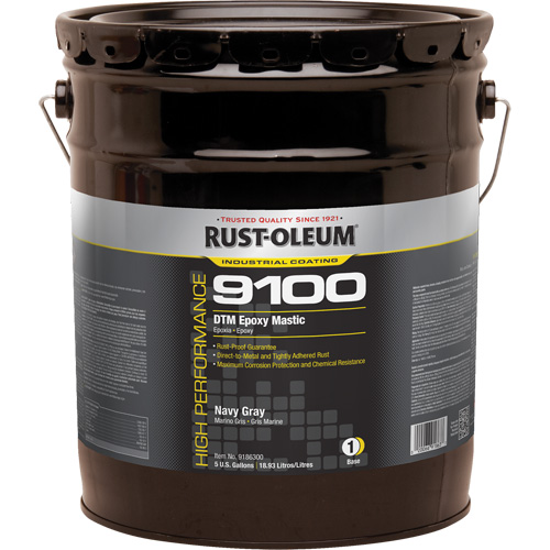 9100 System DTM Epoxy Mastic Base, Navy Grey, 5 gal., Pail Dufferin Supply