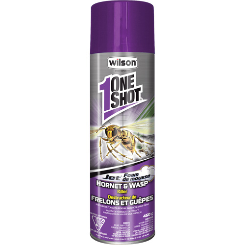 One Shot Wasp & Hornet Repellent, 450 g, Aerosol Can Dufferin Supply