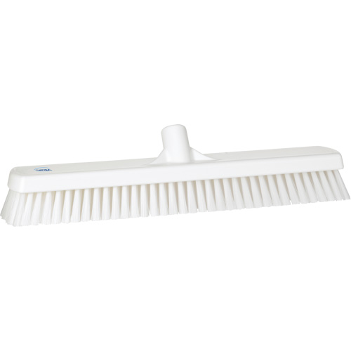 Brosse &agrave; r&eacute;curer pour planchers et murs, Crins Ferme, 19", Polyester, Blanc Dufferin Supply