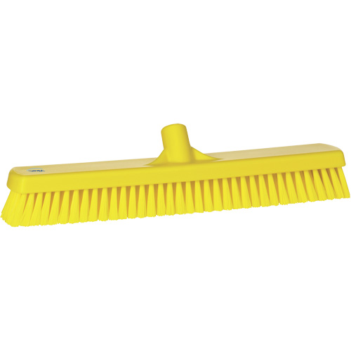 Brosse &agrave; r&eacute;curer pour planchers et murs, Crins Ferme, 19", Polyester, Jaune Dufferin Supply