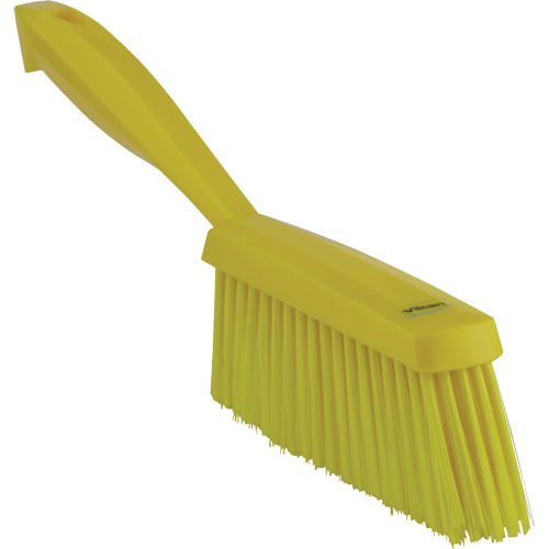 Bench Brush, Soft Bristles, 13" Long, Yellow Dufferin Supply
