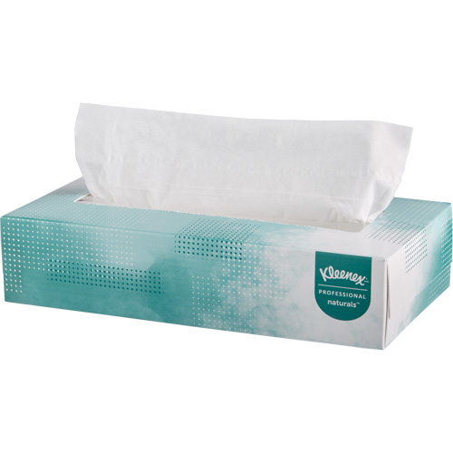 Papiers-mouchoirs Naturals de Kleenex, 2 pli, 8,4" lo x 8" la, 125 feuilles/boîte Dufferin Supply