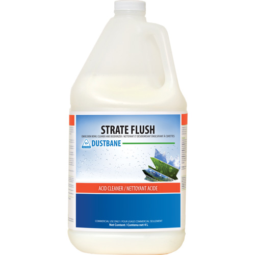 Strate Flush Emulsion Bowl Cleaner & Deodorizer, 4 L, Jug Dufferin Supply
