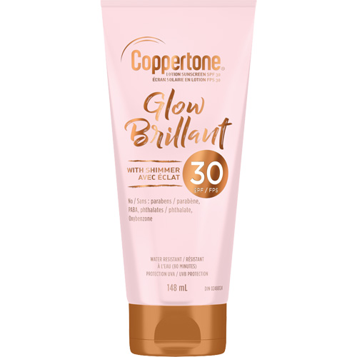 Glow Sunscreen with Shimmer, SPF 30, Lotion Dufferin Supply