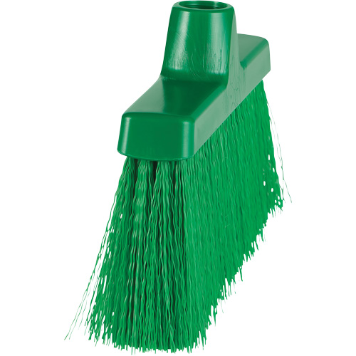 ColorCore Angle Head Broom, Medium Bristles, 10", Polypropylene, Green Dufferin Supply
