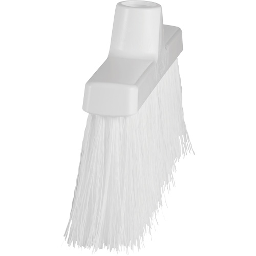 ColorCore Angle Head Broom, Medium Bristles, 10", Polypropylene, White Dufferin Supply