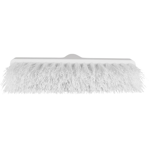 ColorCore Angle Head Broom, Medium Bristles, 10", Polypropylene, White Dufferin Supply