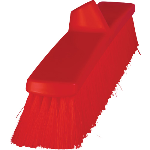 Balai-brosse ColorCore, Crins Fin, 24", Polypropyl&egrave;ne, Rouge Dufferin Supply