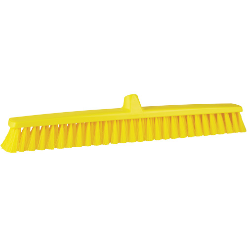 Balai-brosse ColorCore, Crins Fin, 24", Polypropyl&egrave;ne, Jaune Dufferin Supply