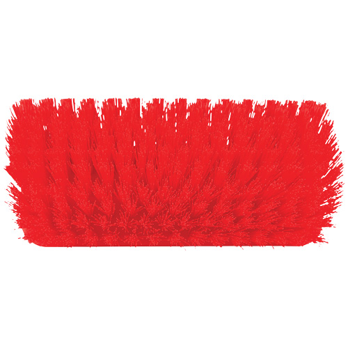 Brosse &agrave; angle double ColorCore pour surfaces hautes et basses, Soies Ferme, Longueur de 10", Rouge Dufferin Supply