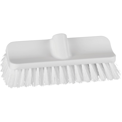 Brosse &agrave; angle double ColorCore pour surfaces hautes et basses, Soies Ferme, Longueur de 10", Blanc Dufferin Supply