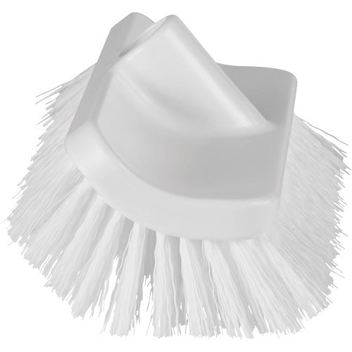 Brosse &agrave; angle double ColorCore pour surfaces hautes et basses, Soies Ferme, Longueur de 10", Blanc Dufferin Supply