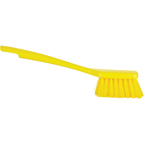 Brosse &agrave; manche court ColorCore, Soies Ferme, Longueur de 12", Jaune Dufferin Supply