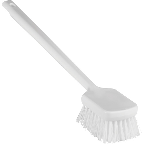 ColorCore Long Handle Brush, Stiff Bristles, 20" Long, White Dufferin Supply