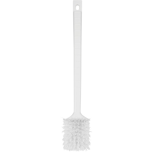 ColorCore Long Handle Brush, Stiff Bristles, 20" Long, White Dufferin Supply
