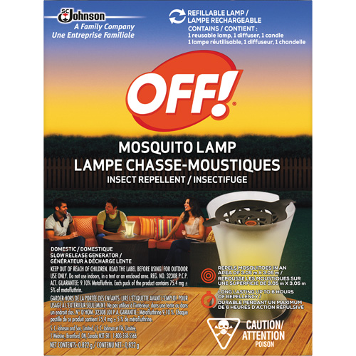Lampe chasse-moustiques Off! PowerPad, Sans DEET, Lampe,  Dufferin Supply