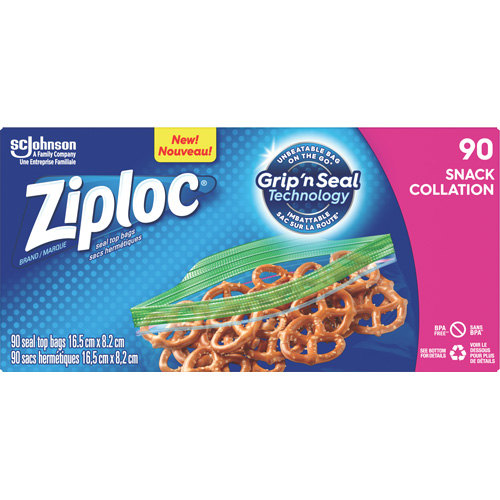 Ziploc&reg; Snack Bags Dufferin Supply