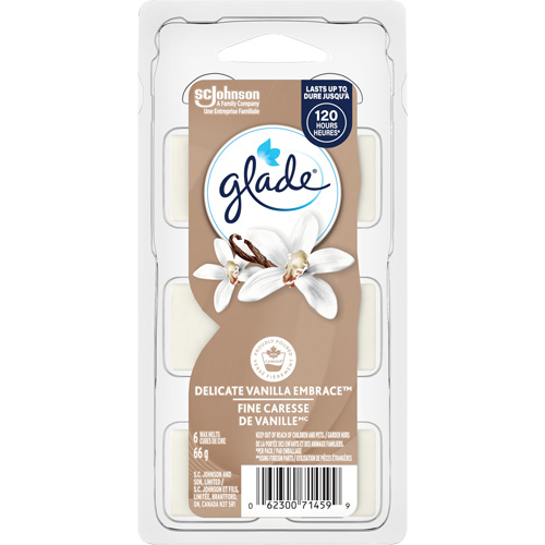 Cubes de cire parfum&eacute;e Glade, Fine caresse de vanille Dufferin Supply
