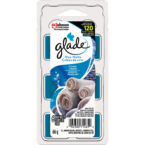 Cubes de cire parfum&eacute;e Glade, Lessive fraîche  Dufferin Supply