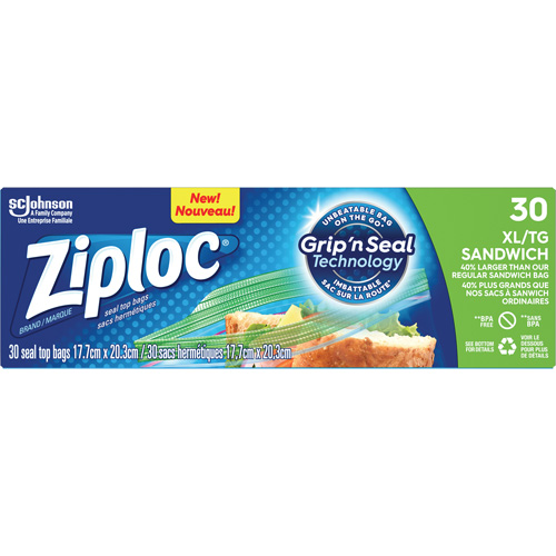 Sacs &agrave; sandwichs Ziploc Dufferin Supply