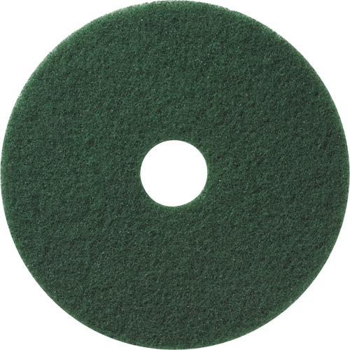 Floor Pads, 12", Scrubbing/Stripping, Green Dufferin Supply