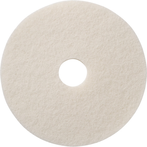 Floor Pads, 12", Polish, White Dufferin Supply