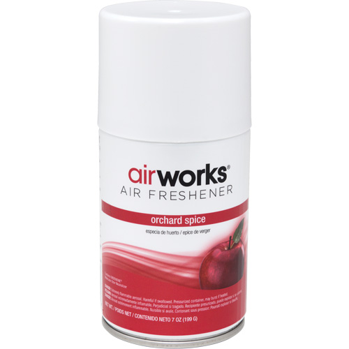 AirWorks&reg; Metered Air Fresheners, Orchard Spice, Aerosol Can Dufferin Supply