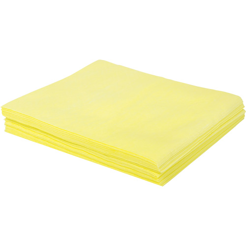 Chiffon &agrave; poussi&egrave;re trait&eacute; &agrave; l'huile pour service moyen TaskBrand, Polyester, Jaune Dufferin Supply