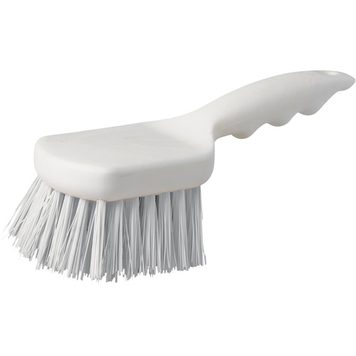 Brosse &agrave; chaudron &agrave; manche court, 9" l, Soies Polypropyl&egrave;ne, Blanc Dufferin Supply