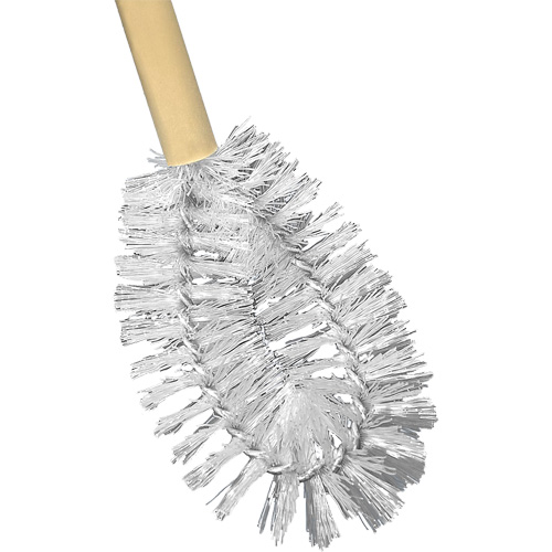 Brosse &agrave; cuvettes HD &agrave; broche torsad&eacute;e, 20" l, Soies Polypropyl&egrave;ne, Jaune Dufferin Supply