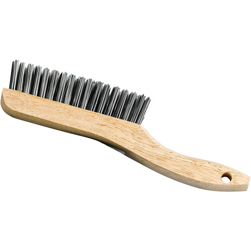 Brosse &agrave; manche en patin, Acier, 4 x 16 rangs de fils, Longueur 9-3/4" Dufferin Supply