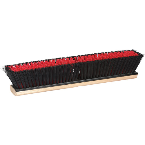 Combination Push Broom, 24", Coarse/Medium, PVC Bristles Dufferin Supply