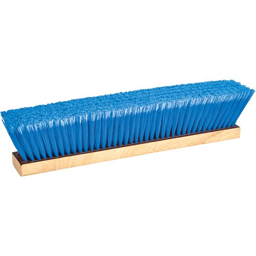 Ryno Push Broom Head, 36", Fine, PVC Bristles Dufferin Supply