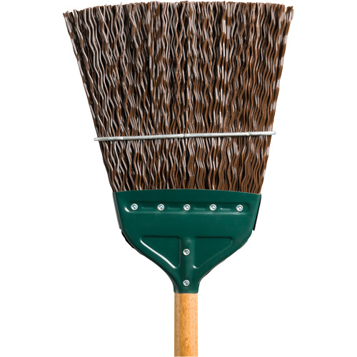 Track & Switch Broom, Wood Handle, Polypropylene Bristles, 52" L Dufferin Supply