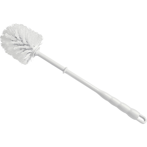 Brosse &agrave; cuvettes, 15-1/2" l, Soies Polypropyl&egrave;ne, Rouge/Blanc Dufferin Supply