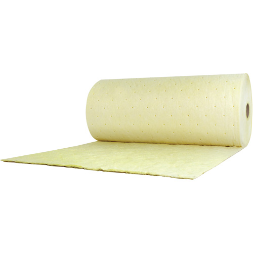 Chemical Sorbent Roll, Heavyweight, 150' L x 38" W, 89.4 gal Absorbancy Dufferin Supply