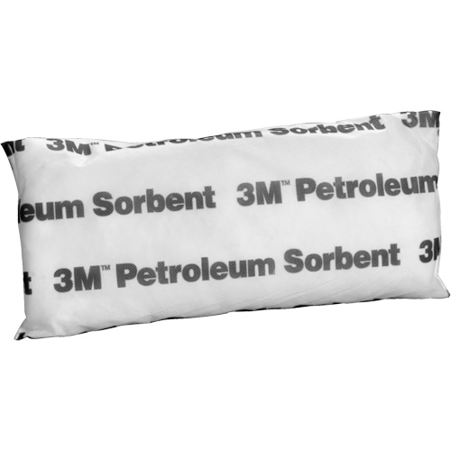 Petit tampon absorbant pour produits p&eacute;troliers, Huile seulement, 15" lo x 7" la, 12,7 gal absorption/pqt Dufferin Supply