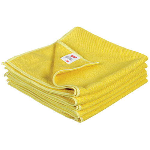 Scotch-Brite High Performance Cleaning Cloth, Microfibre, Yellow Dufferin Supply
