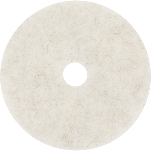 Natural Blend Pad, 17", Burnishing, White Dufferin Supply