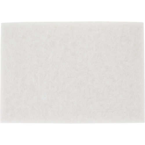 Tampon pour planchers TopLine Speed, 14" x 20", Lustrage/Nettoyage/Polissage, Blanc Dufferin Supply