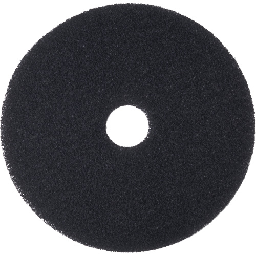 Tampon pour planchers, 12", D&eacute;capant, Noir Dufferin Supply