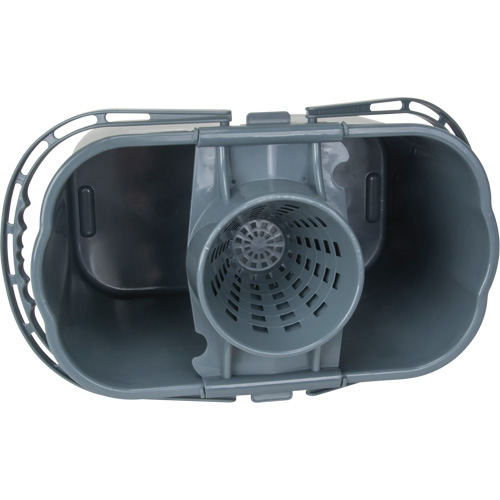 Seau et essoreuse pour vadrouille, Passoire, 3,75 gal. US (15 pintes), Gris Dufferin Supply