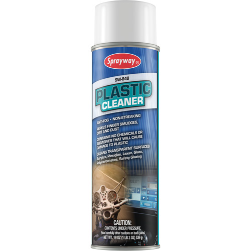 Plastic Cleaner, 19 fl. oz., Aerosol Can Dufferin Supply