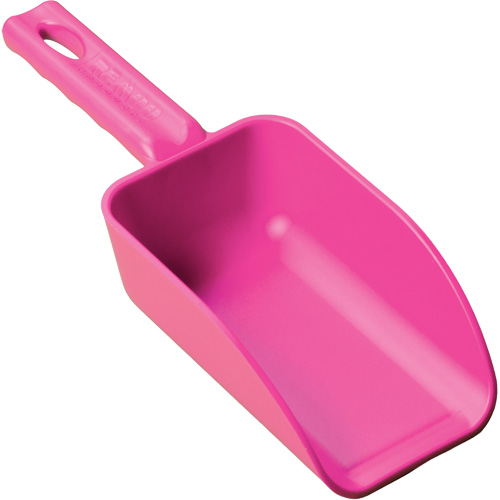 Mini Hand Scoop, Plastic, Pink, 16 oz. Dufferin Supply