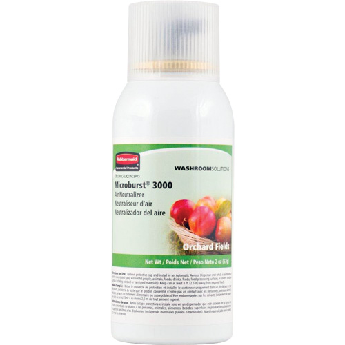 Microburst&reg; 3000 Air Neutraliser Refill, Orchard Fields, Cartridge Dufferin Supply