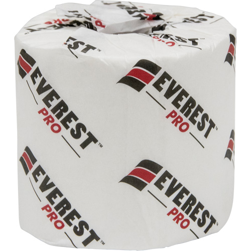Everest Pro Toilet Paper, 2 Ply, 500 Sheets/Roll, 125' Length, White Dufferin Supply