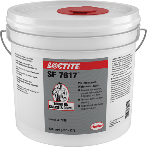 Essuie-mains industriels SF 7617, 130 lingettes, 12" x 9-1/2" Dufferin Supply