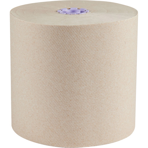 Essential 100% Recycled Brown Hard Roll Towels, 1 Ply, Standard, 700' L Dufferin Supply
